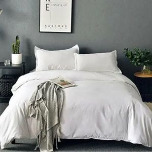 Sormag King White Duvet Mimimalism Set